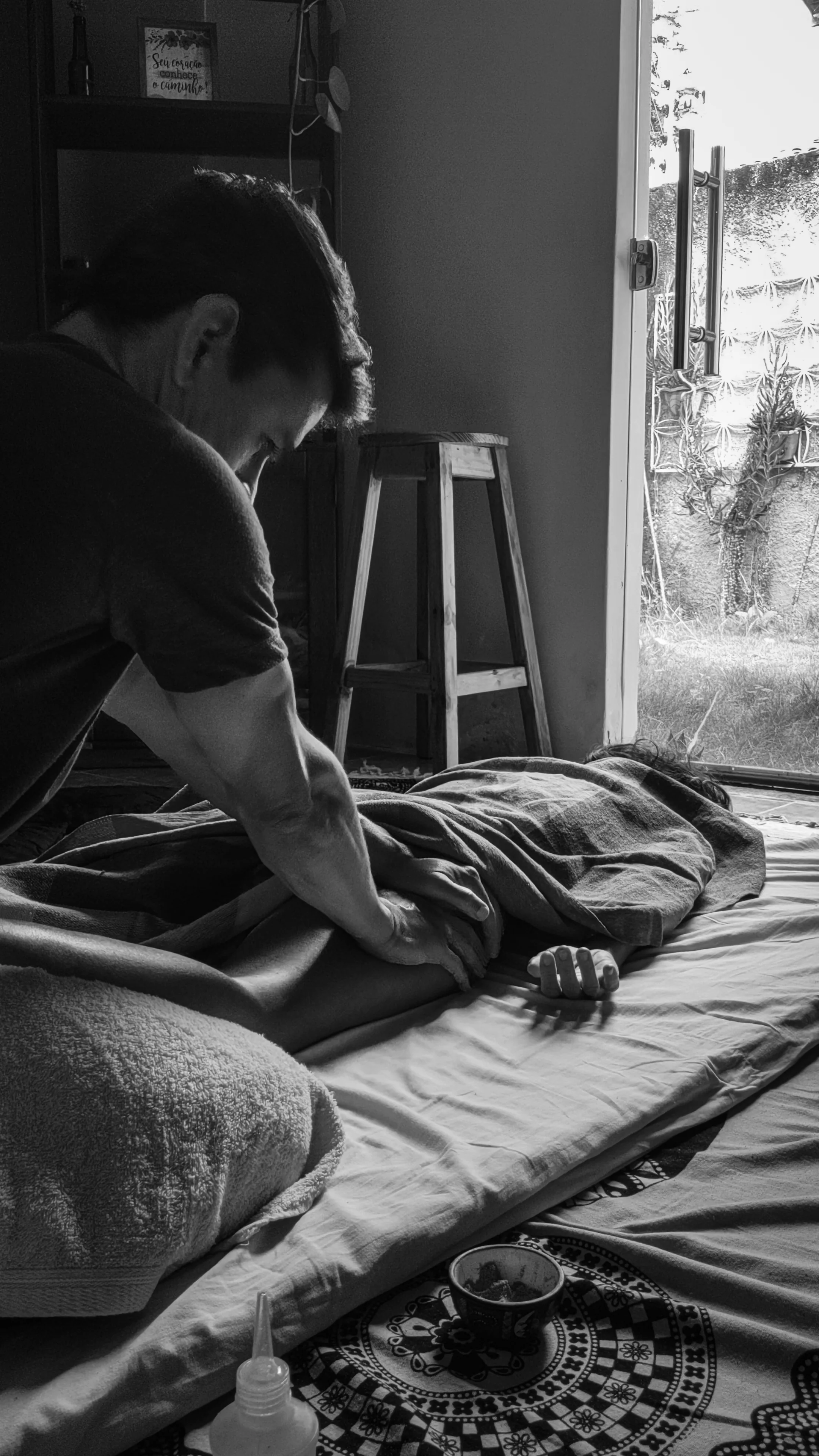 Ambiente de massagem terapêutica